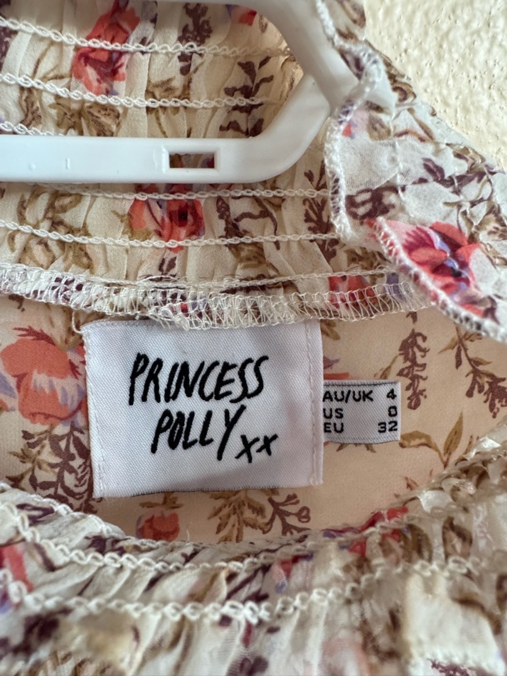 Princess Polly White Floral Mini Dress - Picture 9 of 9